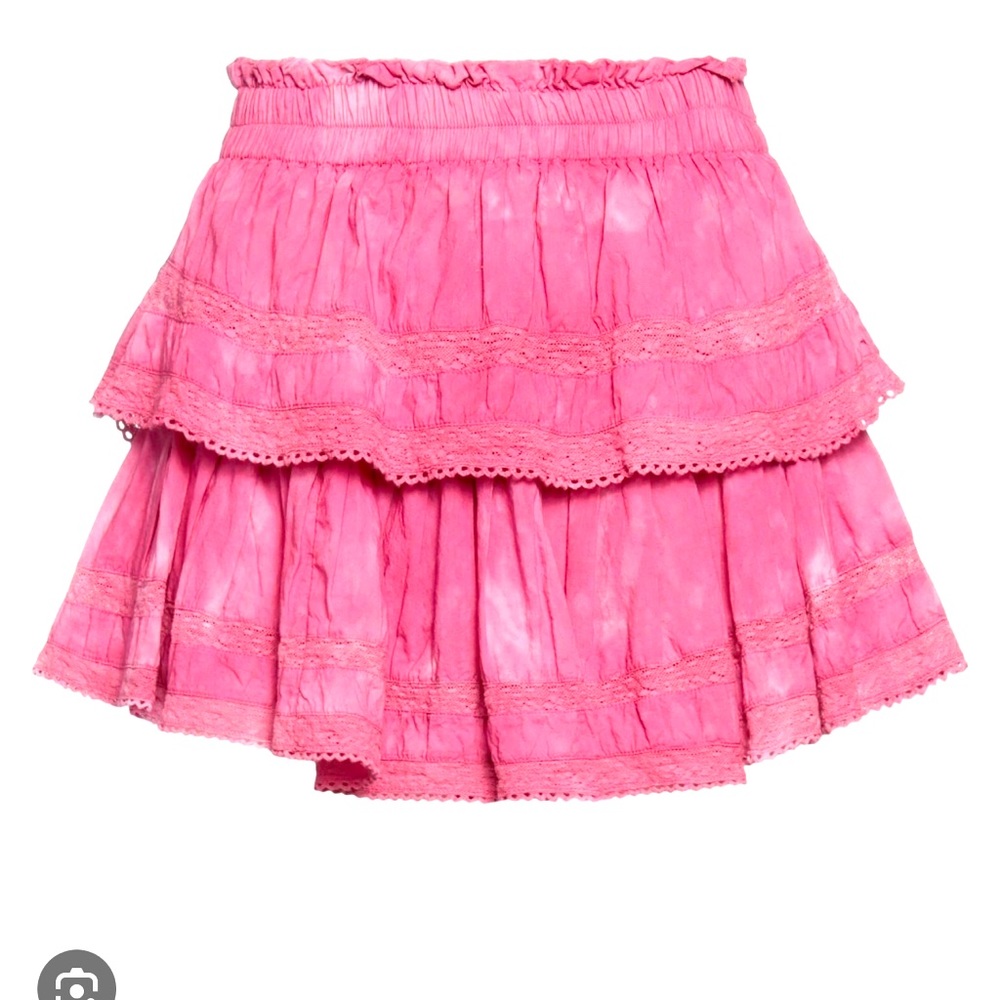 NWOT LOVESHACKFANCY RUFFLE MINI SKIRT